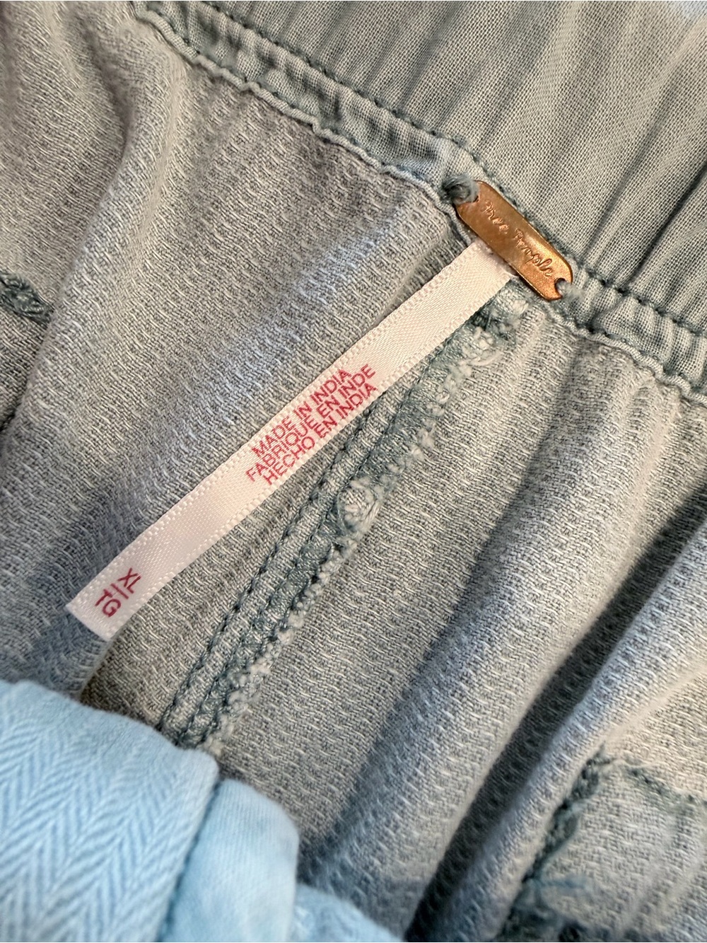 We The Free Waimea Slouchy Shorts by Free People. size XL color: cameo green - Picture 3 of 6